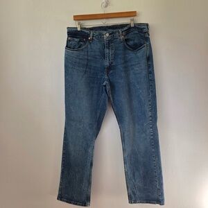 Levi's Men's 559 Medium Wash Relaxed Fit Straight Jeans - 38x32